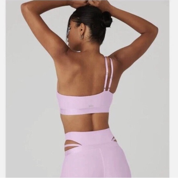 ALO Yoga Airlift All Nighter One Shoulder Sports Bra - Picture 7 of 8